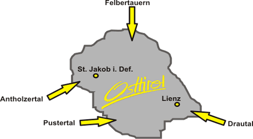 Osttirol Karte